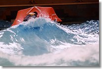 Wave Action at the Life Raft Tests